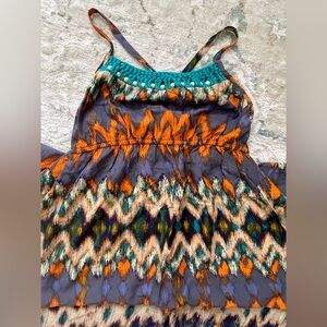 Mossimo Supply Co. Multicolored Maxi Dress 🧡